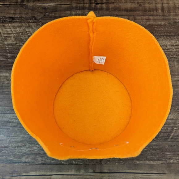 Cloud Island Orange Fox Felt Storage Bin - Picture 4 of 5